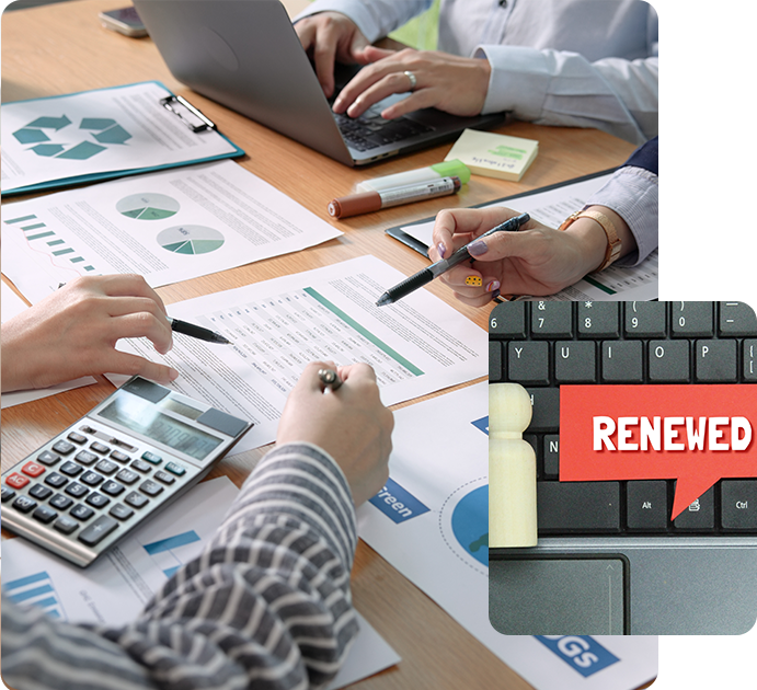 Company Renewal Illustration